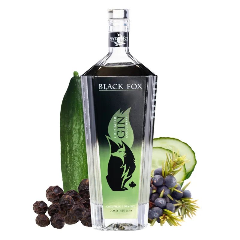 Black Fox Cucumber Dry Gin mit Botanicals