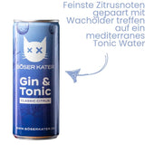 Böser Kater Gin & Tonic Citrus Ready to Drink 250ml Dose mit Spruch