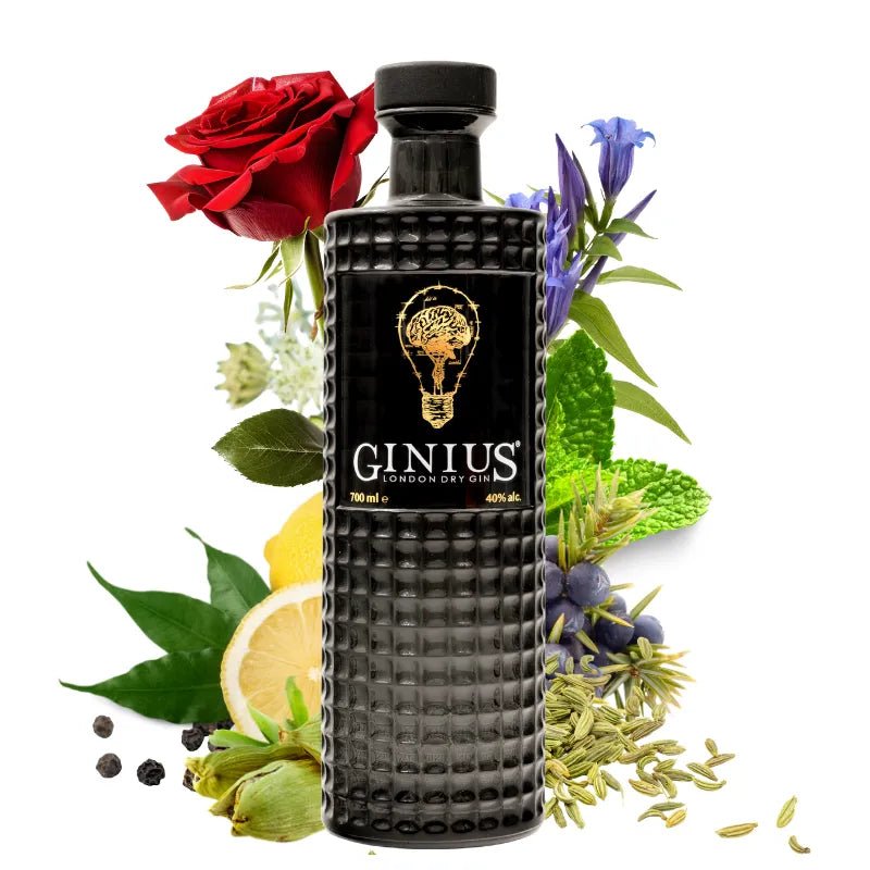 Ginius London Dry Gin mit Botanicals