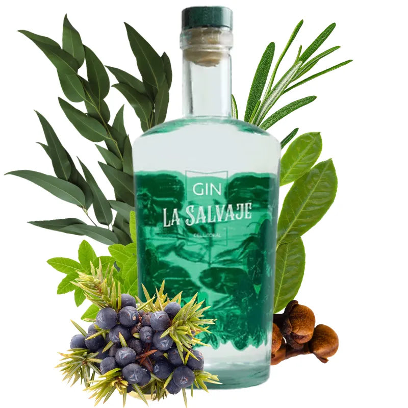 La Salvaje del Litoral Camalote Gin mit Botanicals
