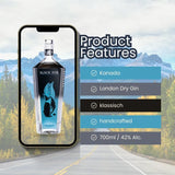 Product Features Black Fox Dry Gin