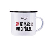 SMUTJE Tasse - Gin ist Wasser mit Gefühlen - GiNFAMILY