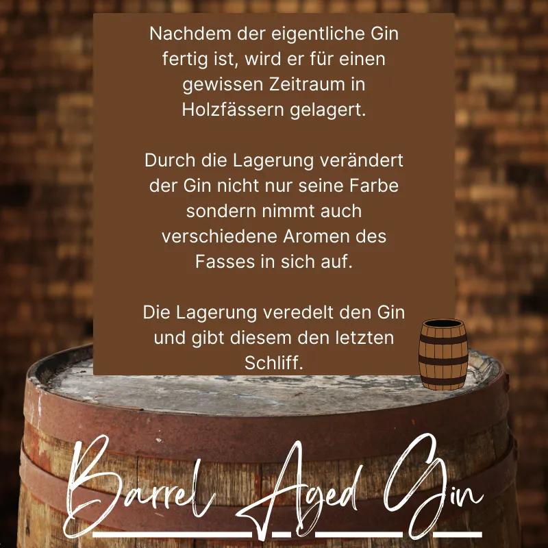 Kategoriebild Reserved Gin / Barrel Aged Gin - es zeigt mehrere Holzfässer