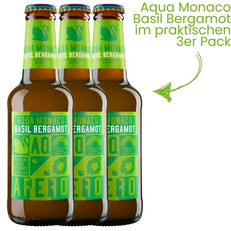 Aqua Monaco Basil Bergamot im praktischen 3er Pack