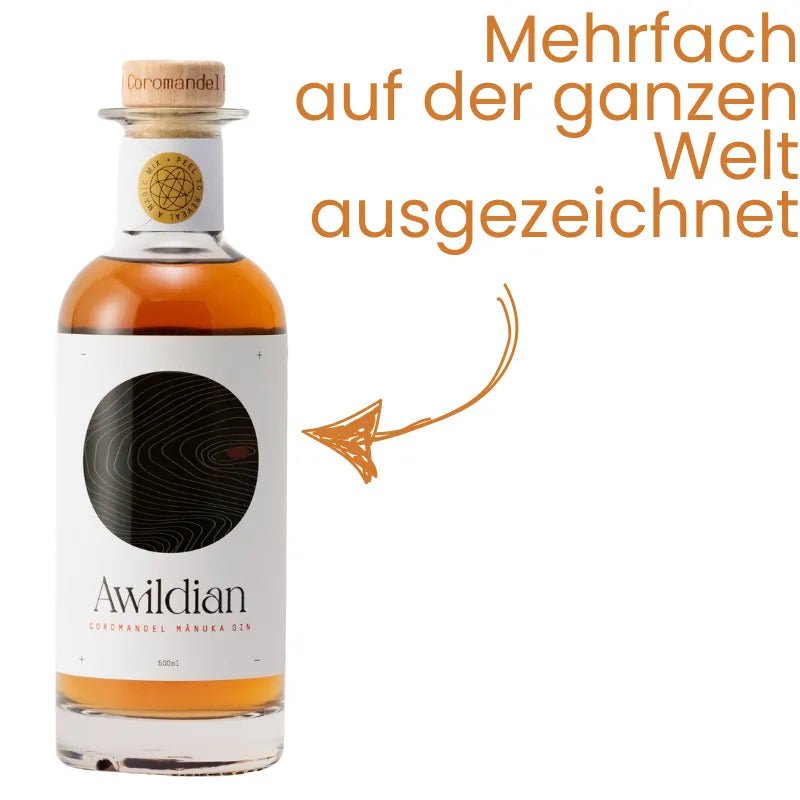 Awildian Coromandel Manuka Gin - mehrfach prämiert