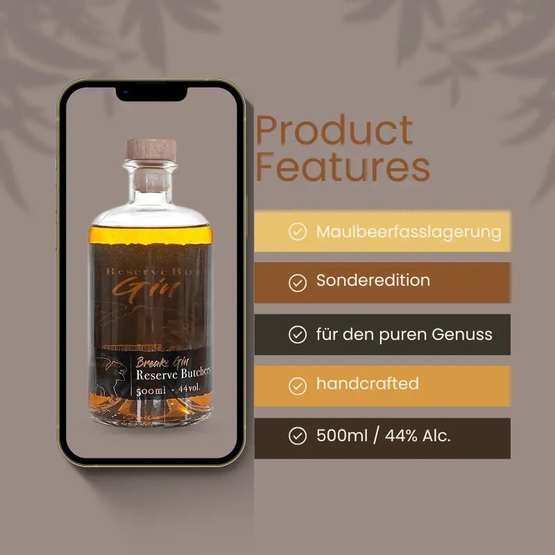 BREAKS Butchers Reserve Gin - GiNFAMILY