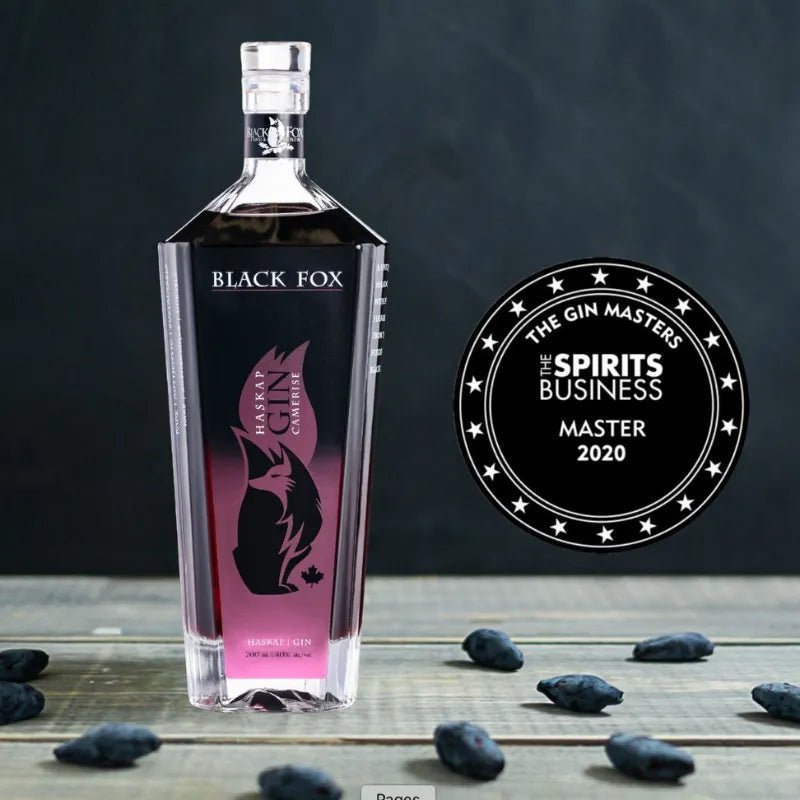 Black Fox Haskap Gin mit Auszeichnung
