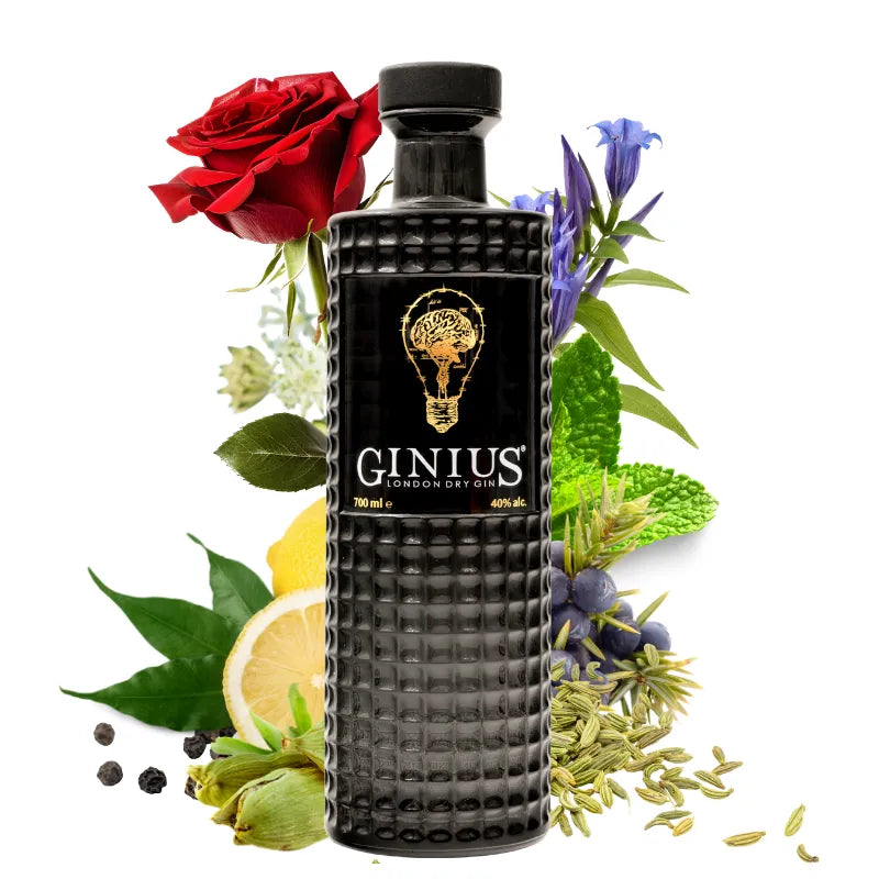 Ginius London Dry Gin mit Botanicals