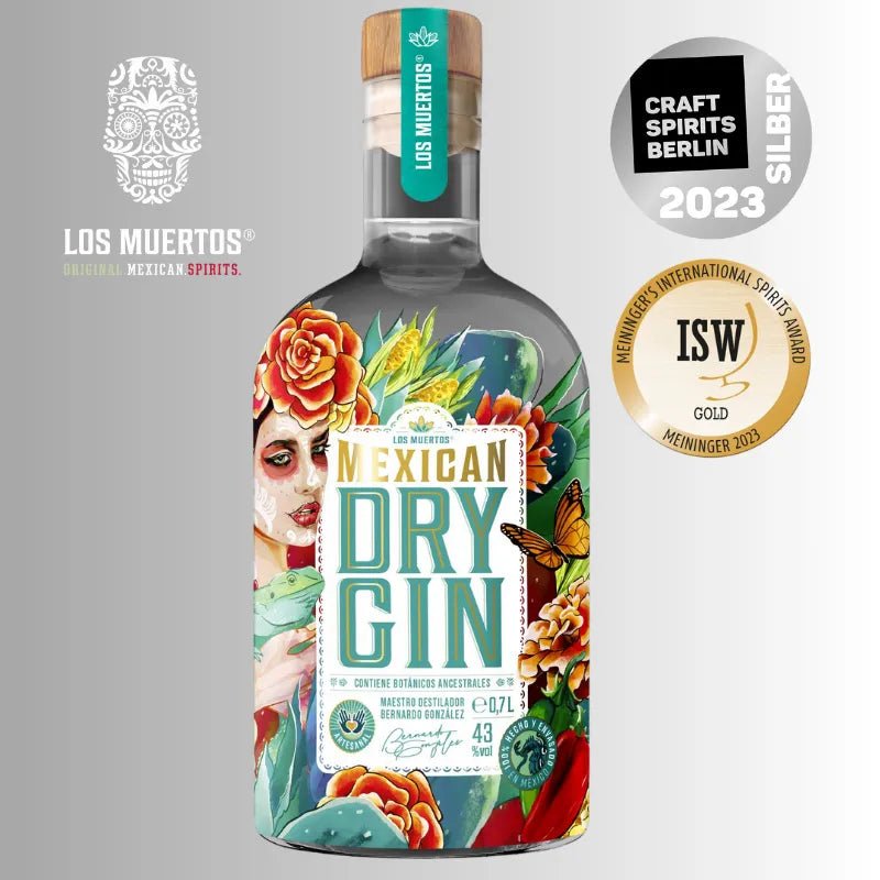 Los Muertos Mexican Dry Gin mit Auszeichnungen
