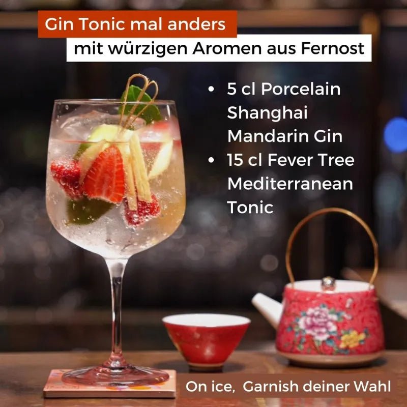Perfect Serve Porcelain Shanghai Dry Gin Mandarin