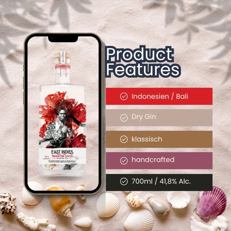 Product Features Banda Fine Spiced Negroni Gin