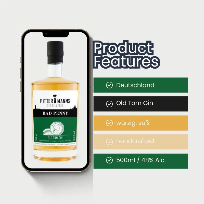 Product Features Pittermanns Bad Penny