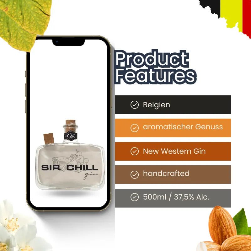 Product Features Sir Chill Gin