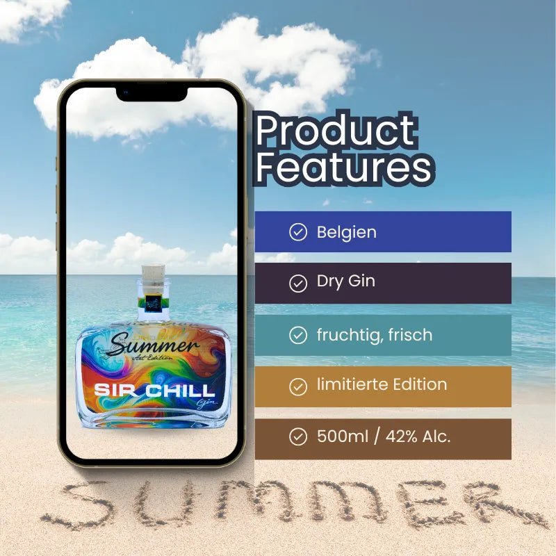 Product Features Sir Chill Summer Art Edition