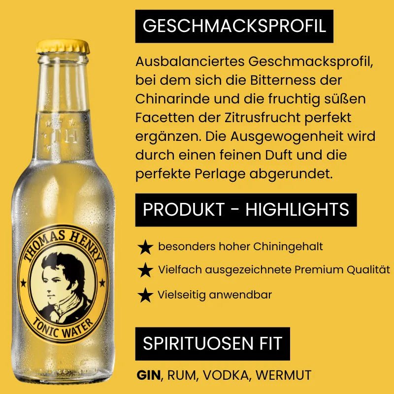 Produktbeschreibung Thomas Henry Classic Tonic Water