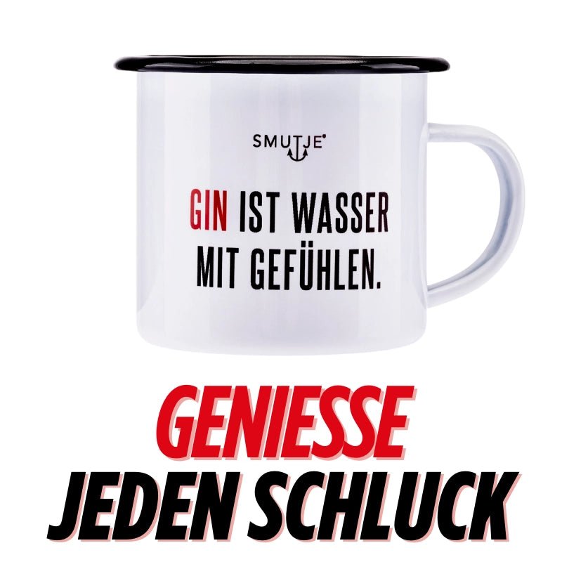 SMUTJE Tasse - Gin ist Wasser mit Gefühlen - GiNFAMILY