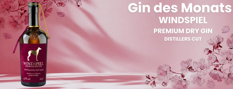Startseitenbanner Gin des Monats August - Windspiel Premium Dry Gin Distillers Cut