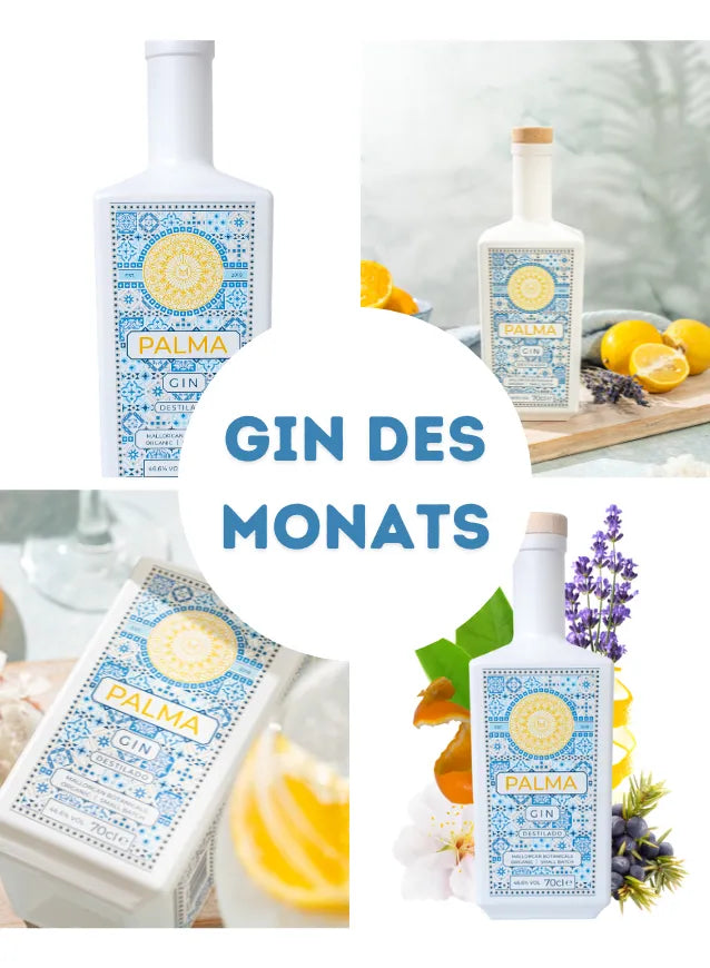 Startseitenbanner Mobil Gin des Monats Juni - Palma Gin