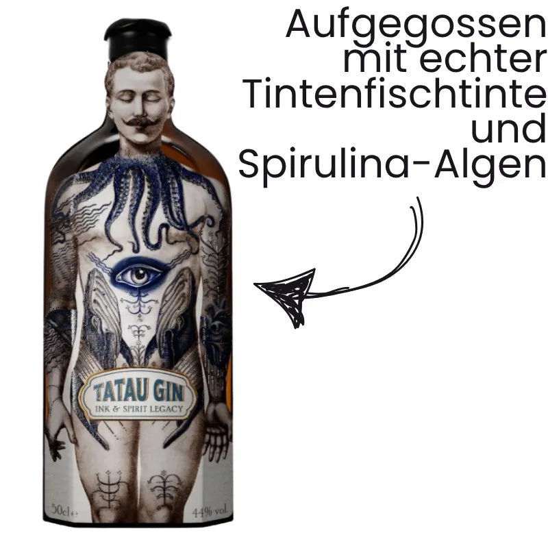Tatau Gin - mit echter Tintenfischtinte