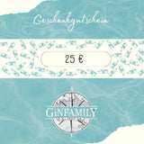 GiNFAMILY Geschenkgutschein 25€