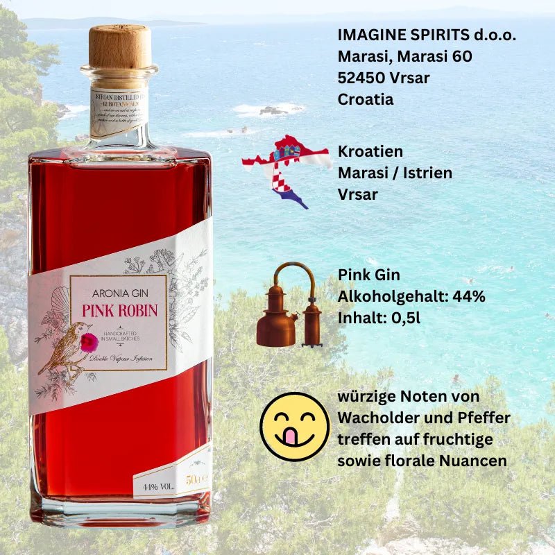 Aronia Gin Pink Robin - GiNFAMILY