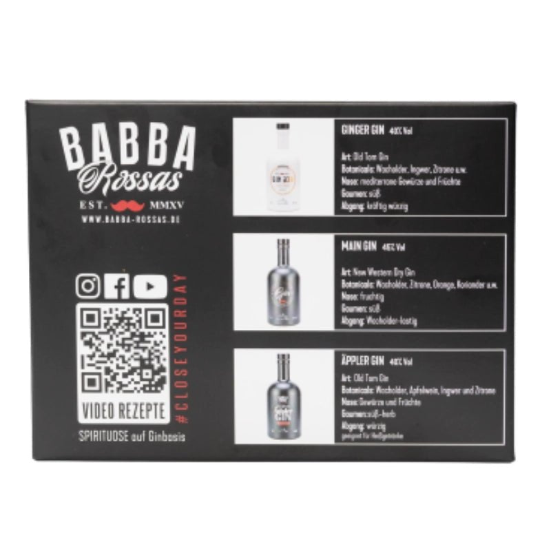 Babba-Rossas Gin Tasting Set - GiNFAMILY