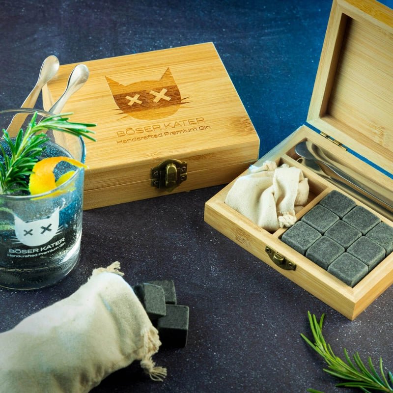 Böser Kater Steineiswürfel Set - GiNFAMILY