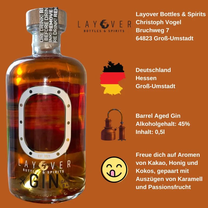 Layover Barbados Gin Gate B45 - GiNFAMILY