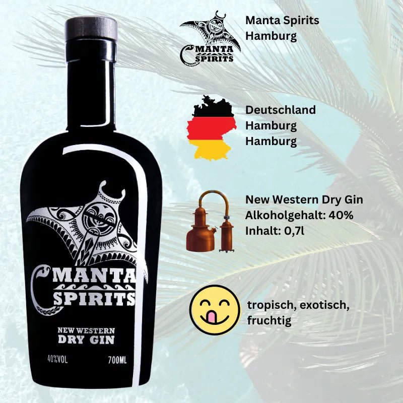 Manta Spirits New Western Dry Gin - GiNFAMILY