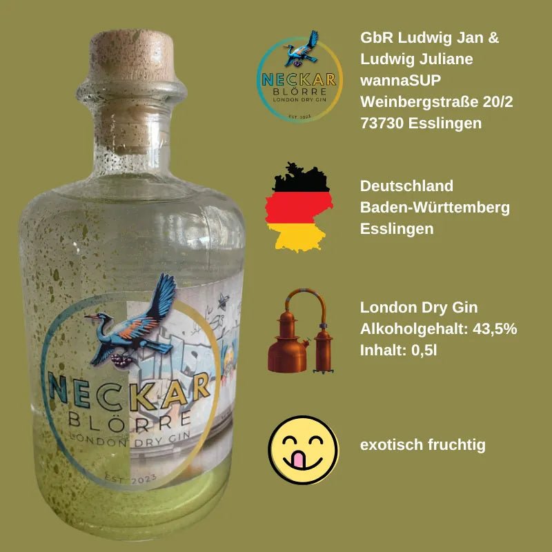 Neckar Blörre London Dry Gin - GiNFAMILY
