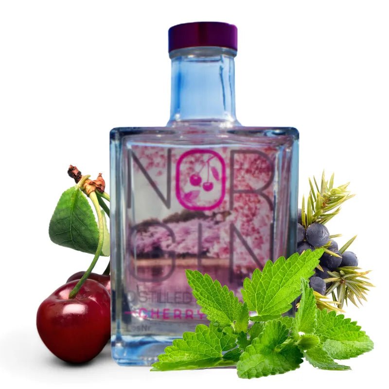 NORGIN Cherry & Mint Distilled Dry Gin - GiNFAMILY