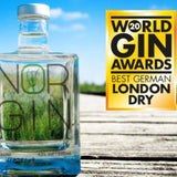 NORGIN London Dry Gin mit World Gin Awards Auszeichnung