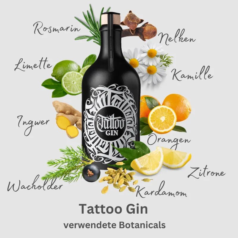 Schwarzer Tattoo Gin - GiNFAMILY