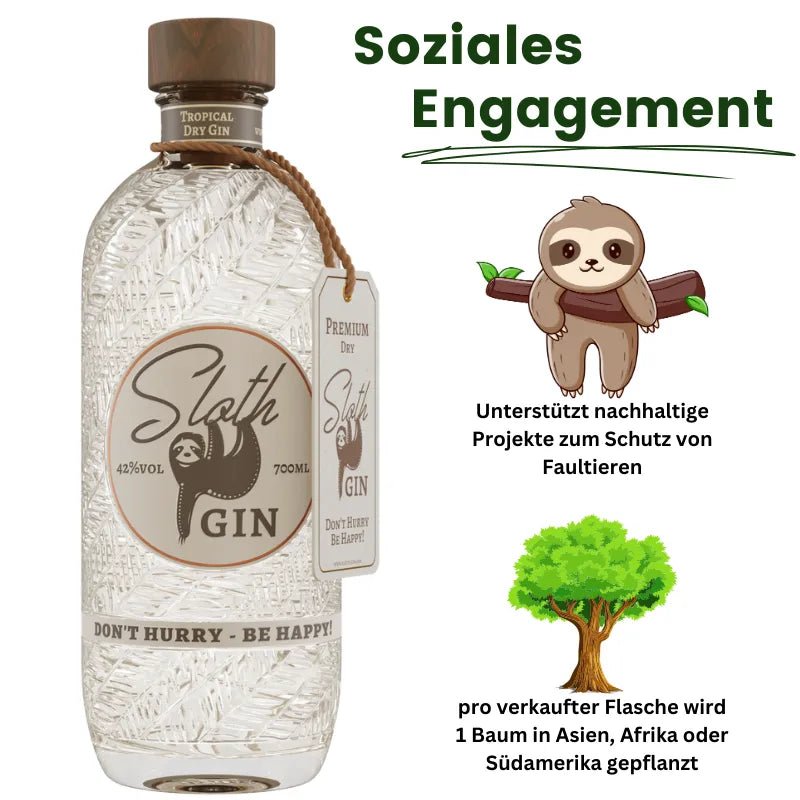 Sloth Gin - Premium Dry Gin - GiNFAMILY
