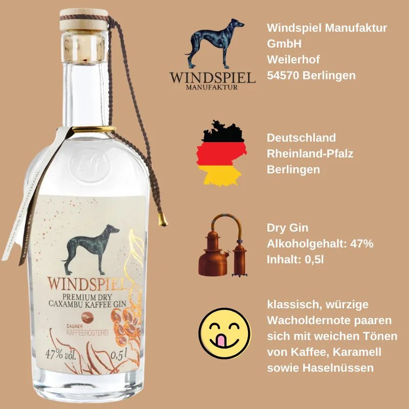 Windspiel Premium Dry Caxambu Kaffee Gin - GiNFAMILY